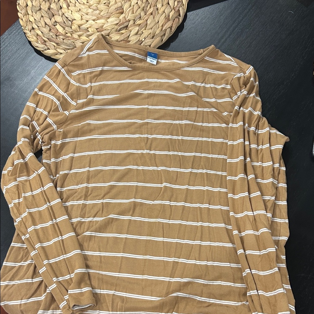 Striped Long Sleeve Top